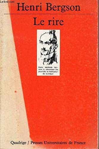 Copertina di Le rire; essai sur la signification du comique