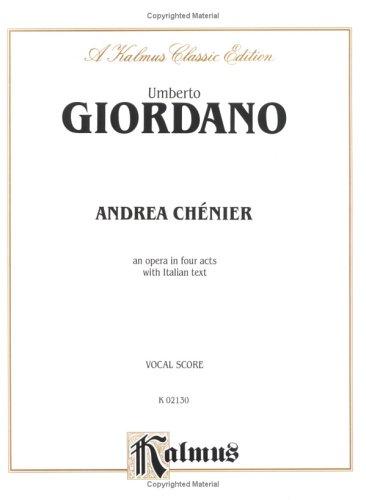 Copertina di Andrea Chenier