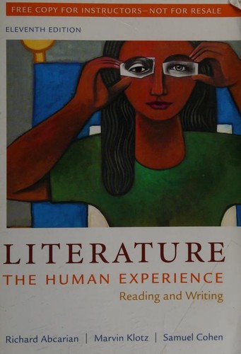 Copertina di Literature. The Human Experience, Reading and Writing--Eleventh Edition