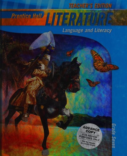 Copertina di Prentice Hall Literature -- Language and Literacy -- Grade Seven
