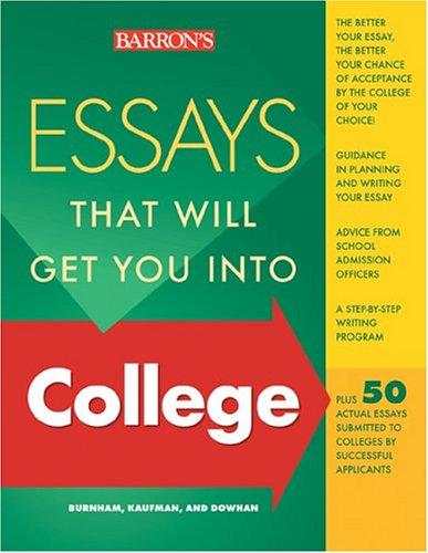 Copertina di Essays that will get you into college