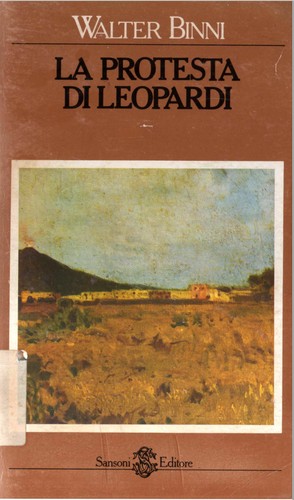 Copertina di La protesta di Leopardi