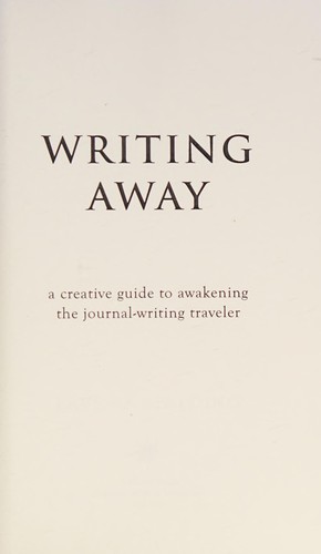 Copertina di Writing away