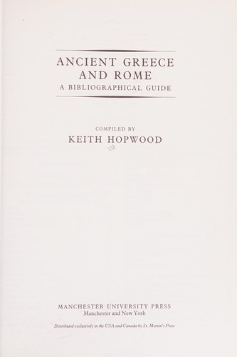 Copertina di Ancient Greece and Rome