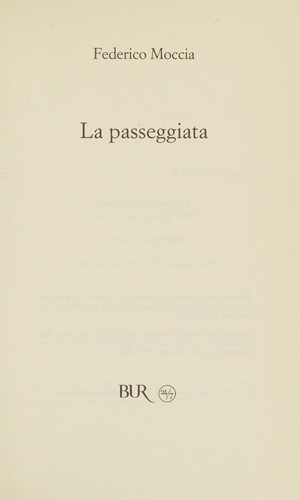 Copertina di La passeggiata