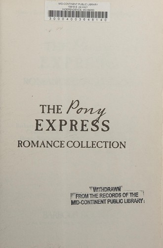 Copertina di Pony Express Romance Collection
