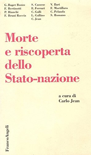 Copertina di Morte e riscoperta dello Stato-nazione
