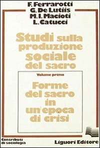 Copertina di Studi sulla produzione sociale del sacro