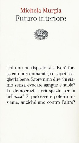 Copertina di Futuro interiore