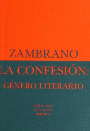 Copertina di La confesión : género literario