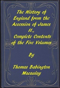Copertina di The History of England from the accession of James the Second