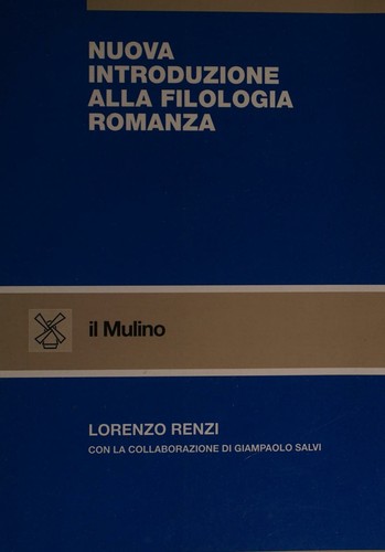 Copertina di Nuova introduzione alla filologia romanza
