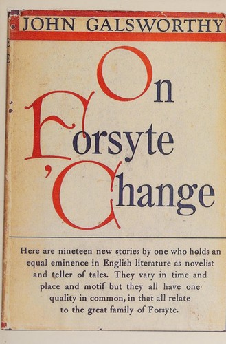 Copertina di On Forsyte 'change