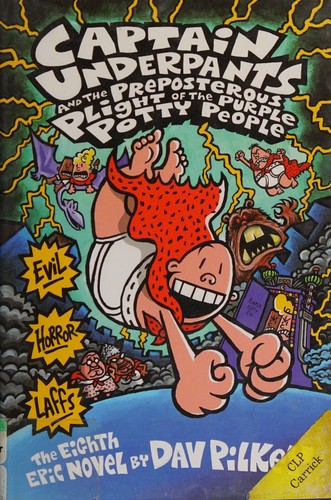 Copertina di Captain Underpants and the Preposterous Plight of the Purple Potty People