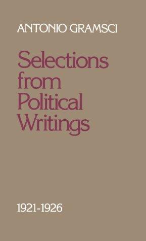Copertina di Selections from political writings (1921-1926)