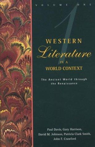 Copertina di Western literature in a world context
