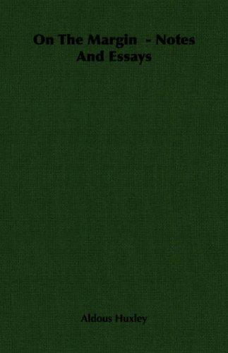 Copertina di On the margin: notes and essays