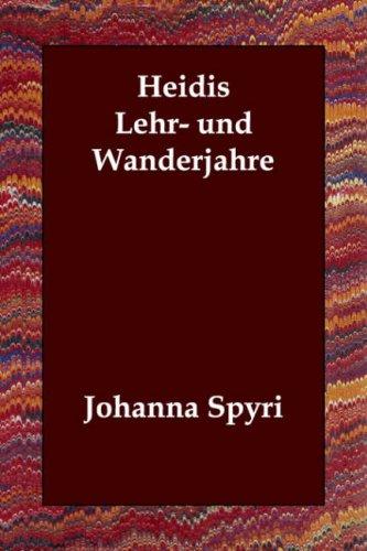 Copertina di Heidis Lehr- und Wanderjahre