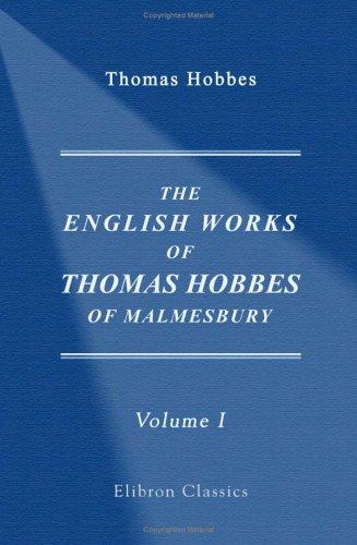 Copertina di The English works of Thomas Hobbes of Malmesbury