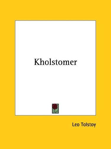 Copertina di Kholstomer