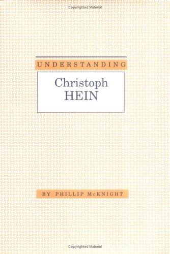 Copertina di Understanding Christoph Hein