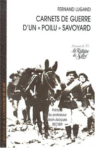 Copertina di Carnets de guerre d'un "poilu" savoyard