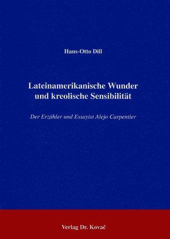 Copertina di Lateinamerikanische Wunder und kreolische Sensibilität