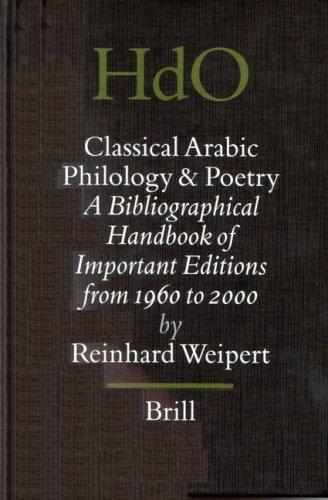 Copertina di Classical Arabic philology and poetry
