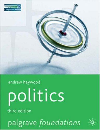 Copertina di Politics, Third Edition (Palgrave Foundations)