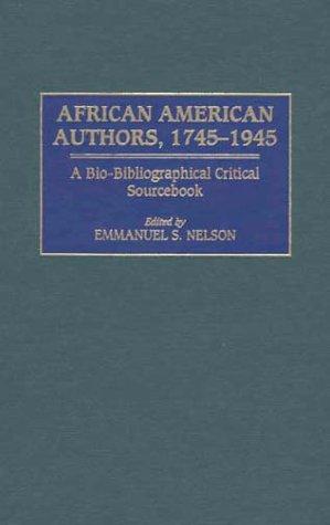 Copertina di African American Authors, 1745-1945