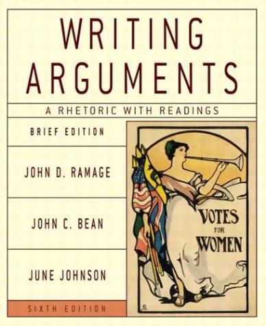 Copertina di Writing arguments