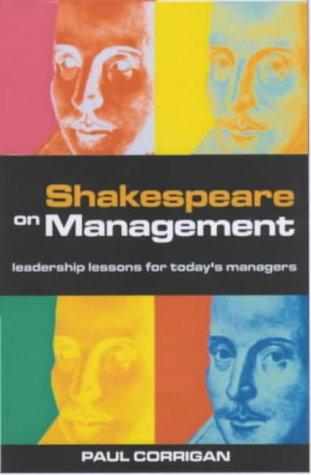 Copertina di Shakespeare on Management