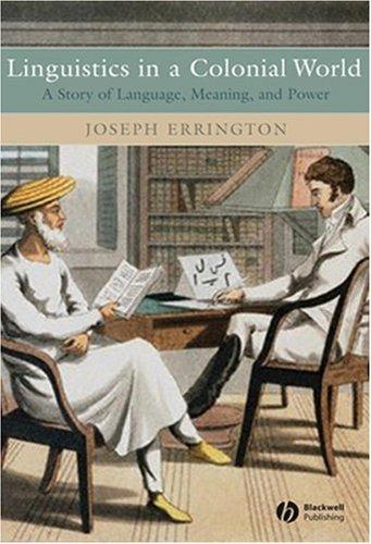 Copertina di Linguistics in a colonial world