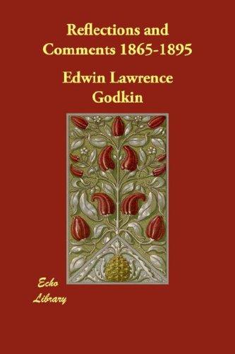 Copertina di Reflections and comments, 1865-1895