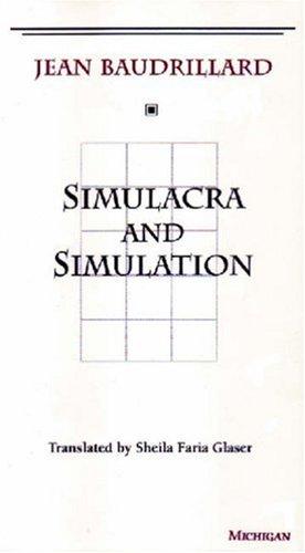 Copertina di Simulacra and simulation