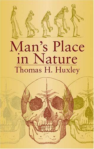 Copertina di Evidence as to man's place in nature