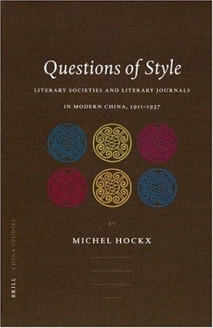 Copertina di Questions of Style