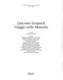 Copertina di Giacomo Leopardi
