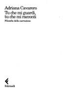 Copertina di Tu che mi guardi, tu che mi racconti