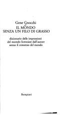Copertina di Il mondo senza un filo di grasso