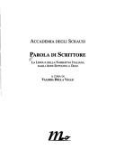 Copertina di Parola di scrittore
