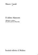 Copertina di Il delitto Matteotti