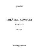 Copertina di Théâtre complet