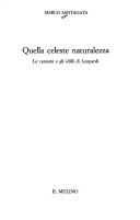 Copertina di Quella celeste naturalezza