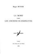 Copertina di La mort chez les anciens Scandinaves