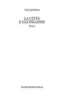 Copertina di La città e gli inganni