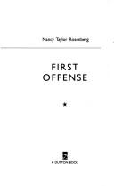 Copertina di First offense