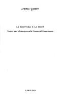 Copertina di La scrittura e la festa