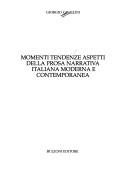 Copertina di Momenti, tendenze, aspetti della prosa narrativa italiana moderna e contemporanea