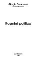 Copertina di Rosmini politico
